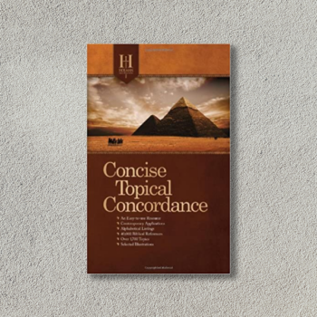 Holman Concise Topical Concordance Hardcover