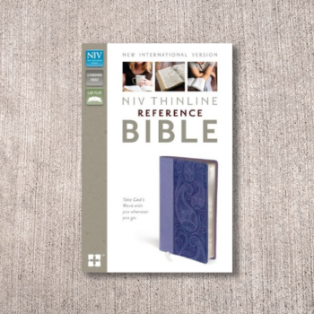 Holy Bible New International Version, Lavender, Italian Duo-Tone, Thinline Reference Bible