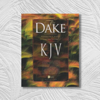 KJV Dake Annotated Reference Bible- bonded leather, black