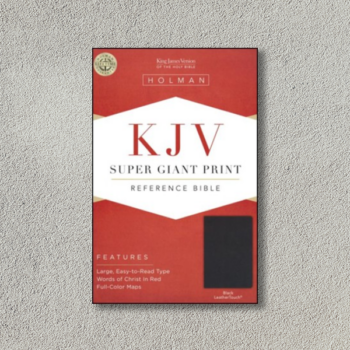 KJV Super Giant Print Personal Size Reference Bible, LeatherTouch