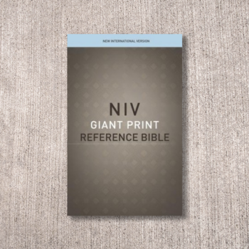 NIV Comfort Print Reference Bible, Giant Print, Hardcover