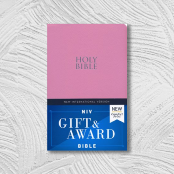 NIV, Gift and Award Bible, Leather-Look, Pink, Comfort Print