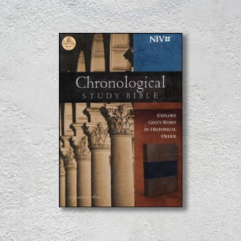 NIV The Chronological Study Bible, Imitation Leather, Midnight Blue