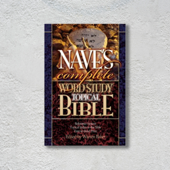 Nave’s Complete Word Study Topical Bible Hardcover