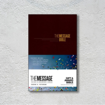 The Message Gift and Award Bible, Imitation Leather