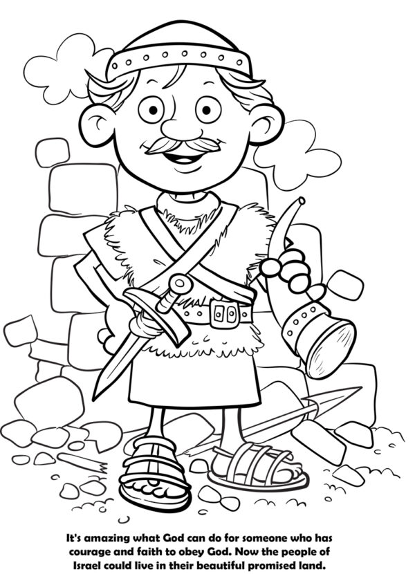 Printable Coloring Pages Of Joshua Coloring Pages