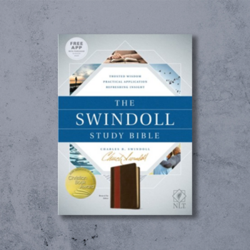 The NLT Swindoll Study Bible, Soft Imitation Leather, Brown Tan