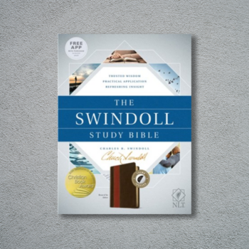 The NLT Swindoll Study Bible, Soft Imitation Leather, Brown Tan Index